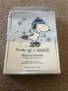 The Crème Shop x Peanuts Ways to Soothe Printed Essence Sheet Mask